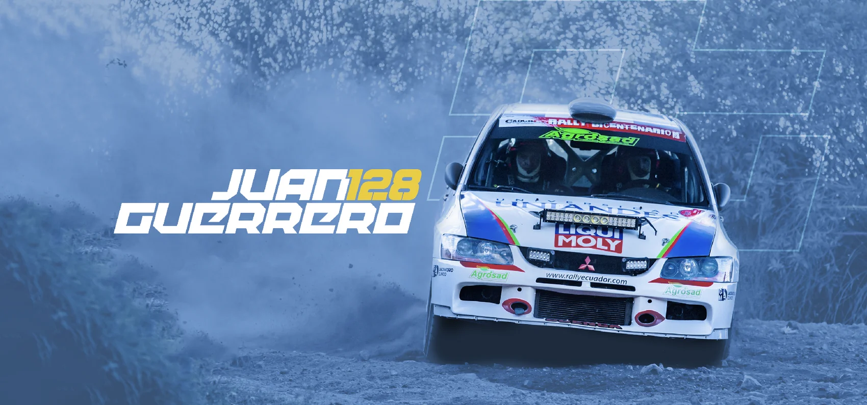 Juan Guerrero en competencia con su marca JG 128