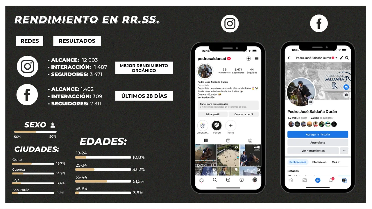 Rendimiento en redes y audiencia